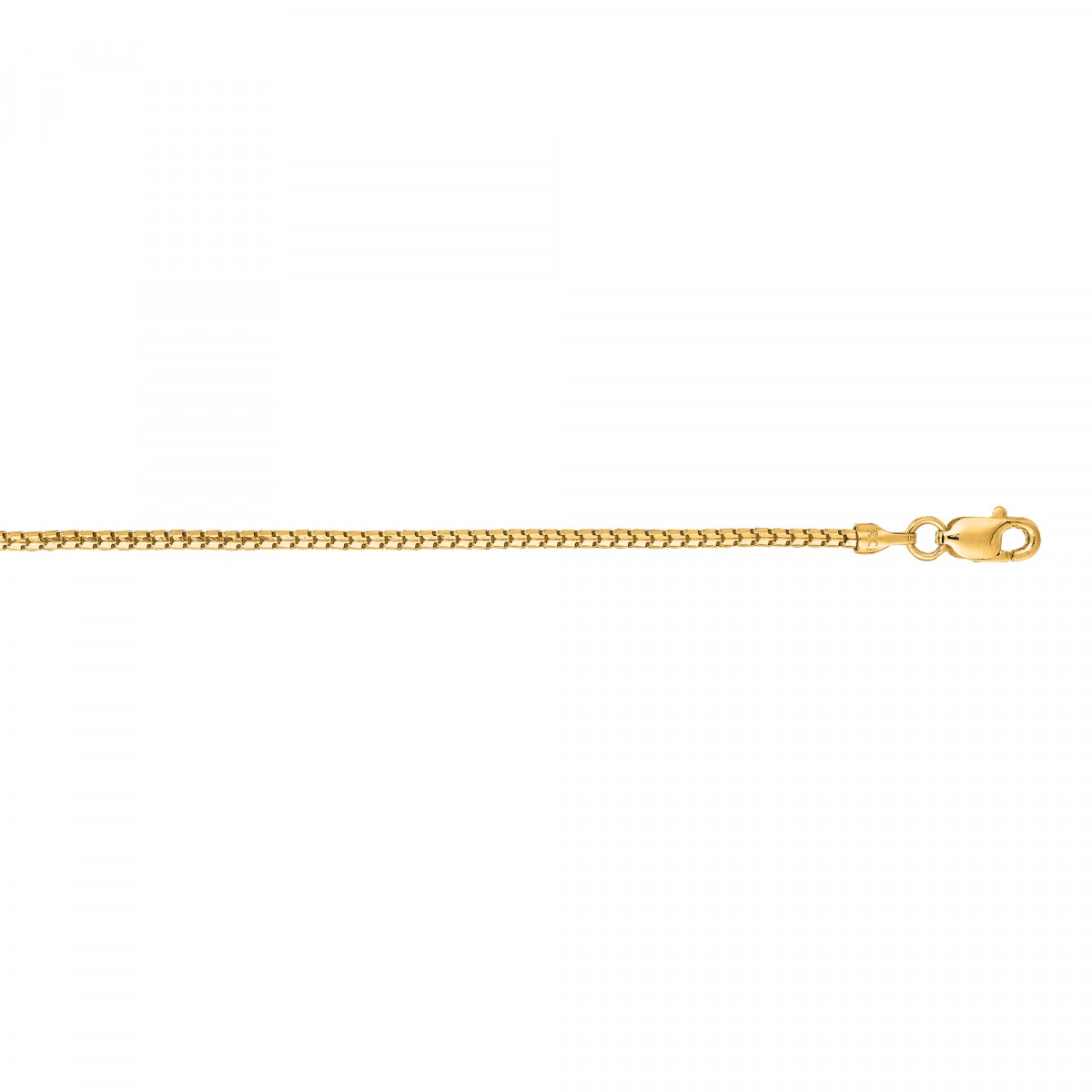LUXURMAN Solid 14K Yellow Gold Ice Chain For Men & Women 1.3mm Wide 3 LUXURMAN Solid 14K Yellow Gold Ice Chain For Men & Women 1.3mm Wide