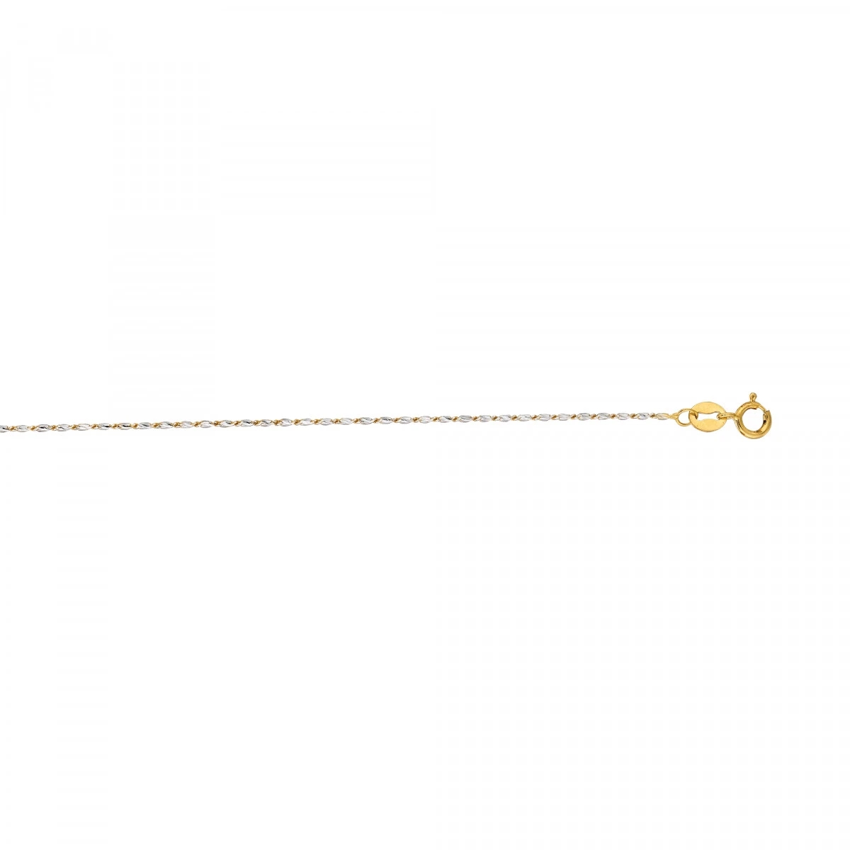 LUXURMAN Solid 14K White Gold Lumina Chain For Women 0.8mm Wide 3 LUXURMAN Solid 14K White Gold Lumina Chain For Women 0.8mm Wide