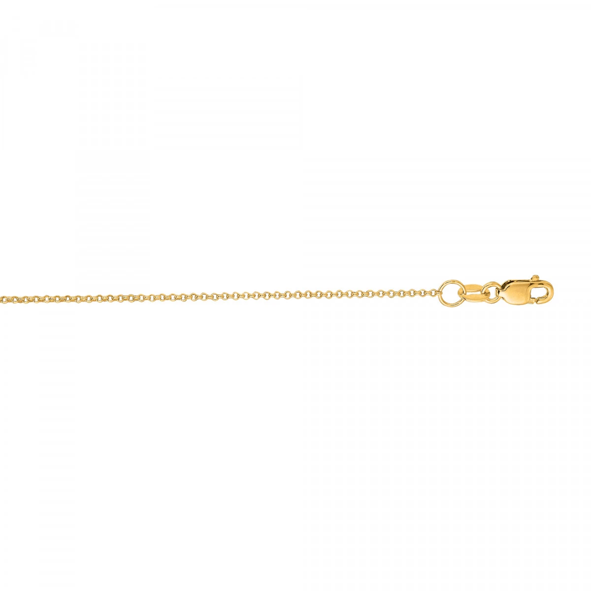 LUXURMAN Solid 14K Yellow Gold Rolo Chain For Men & Women Diamond Cut 1.1mm 3 LUXURMAN Solid 14K Yellow Gold Rolo Chain For Men & Women Diamond Cut 1.1mm
