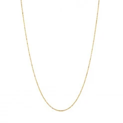 LUXURMAN Solid 14K White Gold Rope Chain For Men & Women Diamond Cut 1.3mm 17 LUXURMAN Solid 14K White Gold Rope Chain For Men & Women Diamond Cut 1.3mm -Invicta Jewelry Store luxurman solid 14k gold rope chain for men women diamond cut 13mm boxye