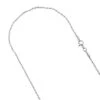 LUXURMAN Solid 14K White Gold Rope Chain For Men & Women Diamond Cut 1.3mm