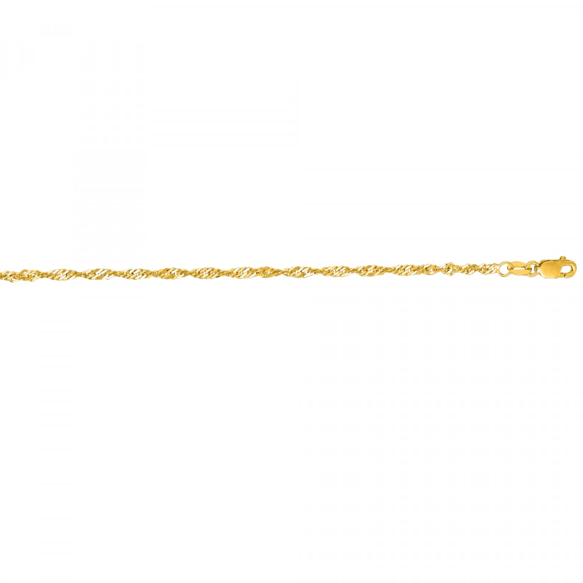 LUXURMAN Solid 14K Yellow Gold Singapore Chain For Men & Women 1.7mm Wide 3 LUXURMAN Solid 14K Yellow Gold Singapore Chain For Men & Women 1.7mm Wide