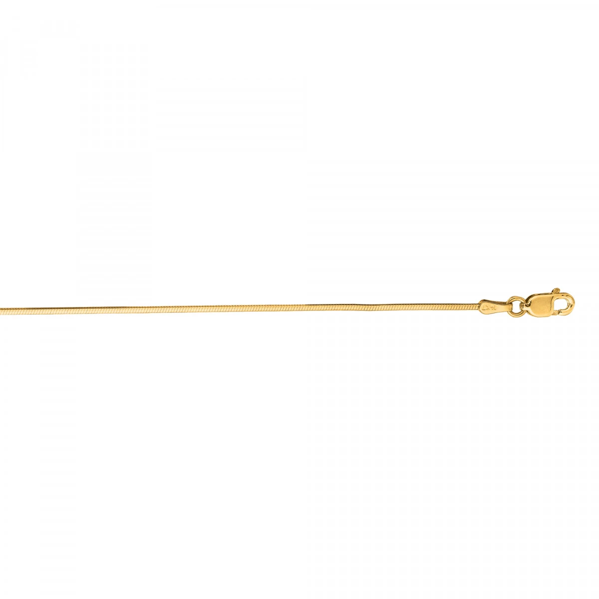 LUXURMAN Solid 14K Yellow Gold Snake Chain For Women Octagon 0.8mm Wide 3 LUXURMAN Solid 14K Yellow Gold Snake Chain For Women Octagon 0.8mm Wide