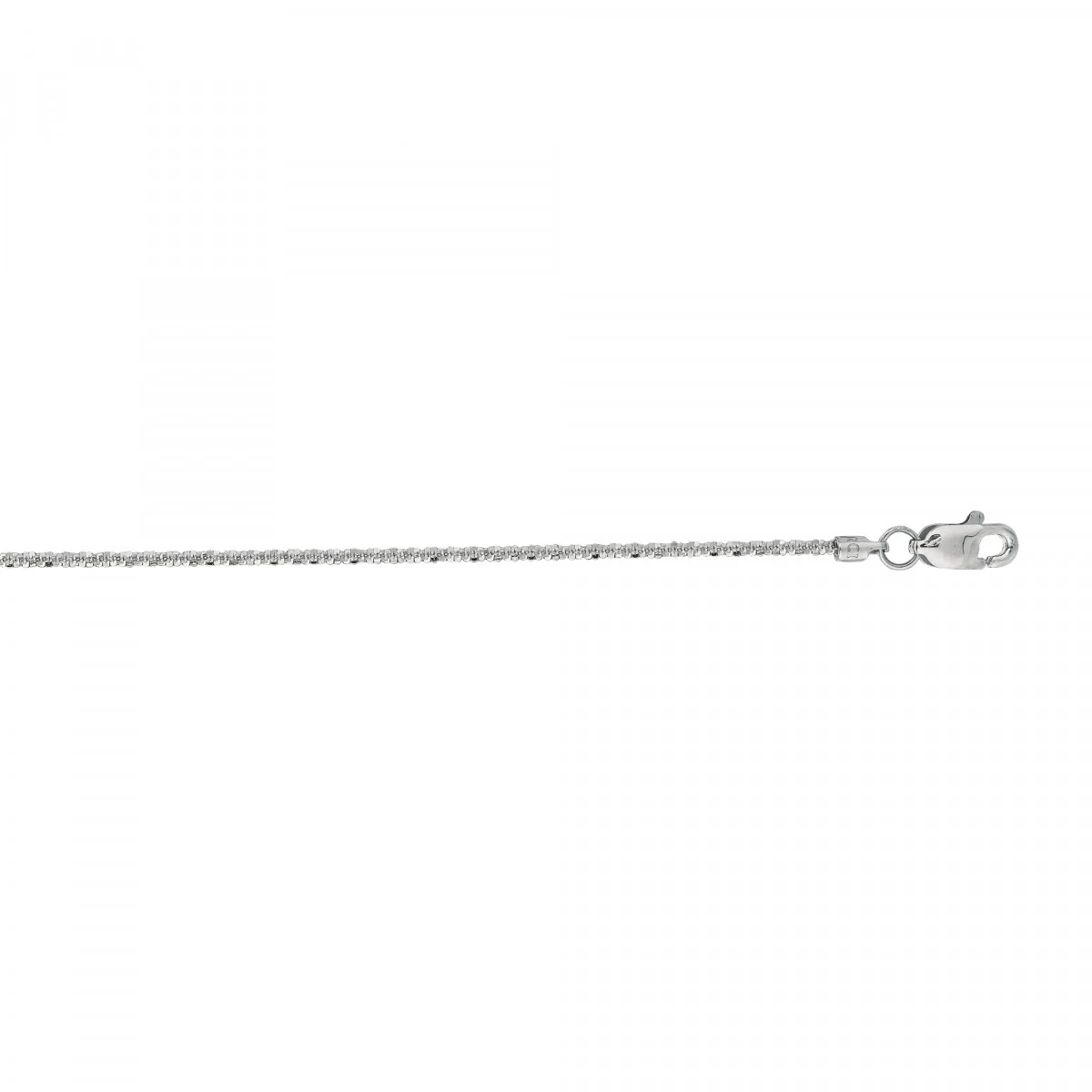 LUXURMAN Solid 14K Yellow Gold Sparkle Chain For Women 1.1mm Wide 4 LUXURMAN Solid 14K Yellow Gold Sparkle Chain For Women 1.1mm Wide - Image 2