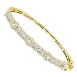 Luxurman Unique Stackable Diamond Bangle Bracelet For Women 14K White Gold 2ct 10 Luxurman Unique Stackable Diamond Bangle Bracelet For Women 14K White Gold 2ct -Invicta Jewelry Store luxurman unique stackable diamond bangle bracelet for women in 14k gold 2ct ye