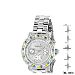 Luxurman Ladies Color Diamond Watch 2.75ct -Invicta Jewelry Store luxurman watches ladies color diamond watch 275ct p 46265 ruler