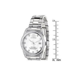 Luxurman Swiss Quartz Women's Diamond Watch Stainless Steel Band Tribeca 11 Luxurman Swiss Quartz Women's Diamond Watch Stainless Steel Band Tribeca -Invicta Jewelry Store luxurman womens diamond watch stainless steel tribeca15ct ruler