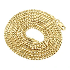 Miami 14K Yellow Gold Cuban Link Curb Chain For Men 2.5mm 22-40in 17 Miami 14K Yellow Gold Cuban Link Curb Chain For Men 2.5mm 22-40in -Invicta Jewelry Store miami yellow gold cuban link curb chain 14k 25mm 22 40in backye