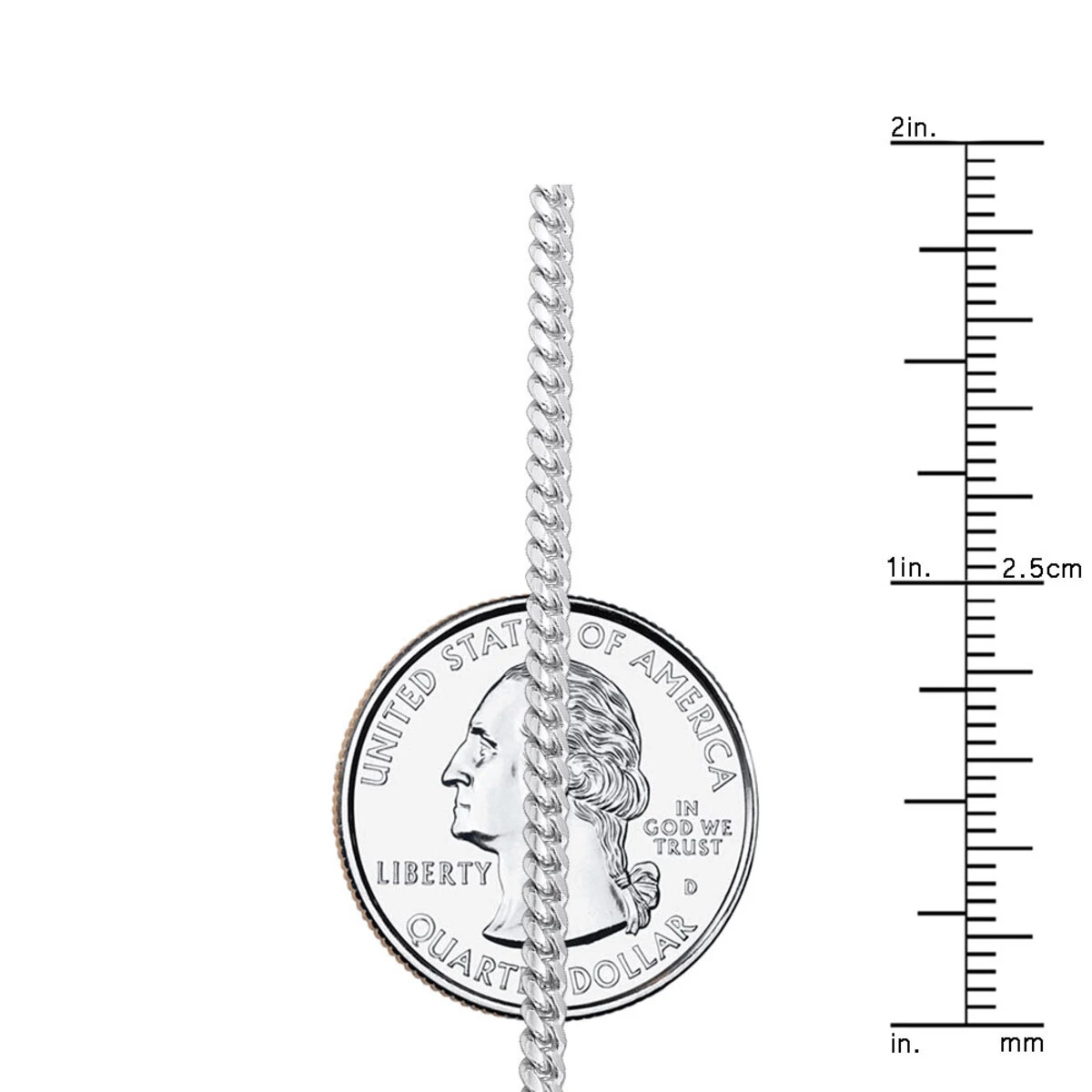 Miami 14K Yellow Gold Cuban Link Curb Chain For Men 2.5mm 22-40in 9 Miami 14K Yellow Gold Cuban Link Curb Chain For Men 2.5mm 22-40in - Image 7