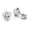 One Carat 14K White Gold Solitaire Round Diamond Martini Stud Earrings 2 One Carat 14K White Gold Solitaire Round Diamond Martini Stud Earrings -Invicta Jewelry Store one carat 14k gold solitaire round diamond martini stud earrings mainwh