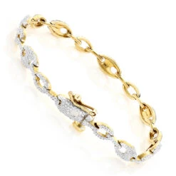 Pave 14K White Gold Ladies Diamond Bracelet 1.1ct 11 Pave 14K White Gold Ladies Diamond Bracelet 1.1ct -Invicta Jewelry Store pave bracelets 14k gold ladies diamond bracelet 145ct p 7197 backye