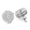 Pave Diamond Circle Earrings 0.36ct Sterling Silver 1 Pave Diamond Circle Earrings 0.36ct Sterling Silver -Invicta Jewelry Store pave diamond circle earrings 036ct sterling silver p 48008