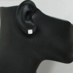 Pave Diamond Stud Earrings 0.45ct 14K White Gold 7 Pave Diamond Stud Earrings 0.45ct 14K White Gold -Invicta Jewelry Store pave diamond stud earrings 045ct 14k gold p 44590bod