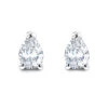 Pear Shape Diamond Stud Earrings 3/4 Carat 14K White Gold 3 Prong Setting 1 Pear Shape Diamond Stud Earrings 3/4 Carat 14K White Gold 3 Prong Setting -Invicta Jewelry Store pear shape diamond stud earrings 34 carat 14k gold 3 prong setting mainwh