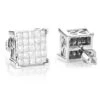 Princess Cut Diamond Earrings Studs 14K White Gold 1.38ct 1 Princess Cut Diamond Earrings Studs 14K White Gold 1.38ct -Invicta Jewelry Store princess cut diamond earrings 14k 138ct p 45691 wh