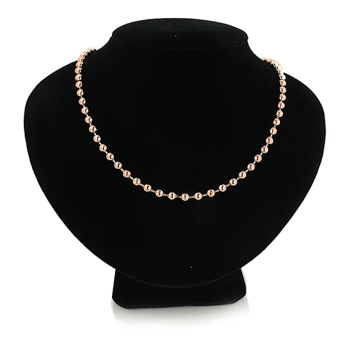 14K Rose Gold Ball Chain 5mm, 22-40in 5 14K Rose Gold Ball Chain 5mm, 22-40in - Image 3