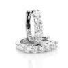 Round Diamond Huggie Earrings Hoops 0.75ct 14K White Gold 1 Round Diamond Huggie Earrings Hoops 0.75ct 14K White Gold -Invicta Jewelry Store round diamond huggie earrings hoops 075ct 14k gold wh