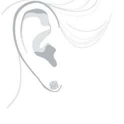 Round Diamond Stud Earrings 1.20ct 14K White Gold -Invicta Jewelry Store round diamond stud earrings 140ct 14k gold bodwh