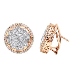 Round Princess Cut Diamond Stud Earrings 2.82ct 14K White Gold 16 Round Princess Cut Diamond Stud Earrings 2.82ct 14K White Gold -Invicta Jewelry Store round princess cut diamond stud earrings 282ct 14k p 46005 ro