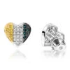 Silver White Blue Yellow Diamond Heart Earrings .35ct 1 Silver White Blue Yellow Diamond Heart Earrings .35ct -Invicta Jewelry Store silver white blue yellow diamond heart earrings 35ct p 38814 main