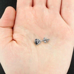 Single 14K White Gold Men's Solitaire Black Diamond Stud Earring 1ct 9 Single 14K White Gold Men's Solitaire Black Diamond Stud Earring 1ct -Invicta Jewelry Store single 14k gold mens solitaire black diamond stud earring 1ct 4