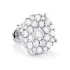 Single Oversized Cluster Men's 18K Rose Gold Round Diamond Stud Earring 2ct 1 Single Oversized Cluster Men's 18K Rose Gold Round Diamond Stud Earring 2ct -Invicta Jewelry Store single oversized cluster mens 18k gold round diamond stud earring 2ct 1