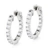 Small 14K White Gold Inside Out Diamond Hoop Earrings 1.79ct 2 Small 14K White Gold Inside Out Diamond Hoop Earrings 1.79ct -Invicta Jewelry Store small 14k gold inside out diamond hoop earrings 179ct p 6421 wh