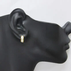 Small Diamond Hoop Huggie Earrings 0.25ct Sterling Silver -Invicta Jewelry Store small diamond hoop huggie earrings 025ct sterling silver p 46790bod