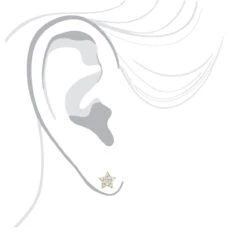 Small Diamond Star Earrings Studs 14K Yellow Gold 0.1ct 10 Small Diamond Star Earrings Studs 14K Yellow Gold 0.1ct -Invicta Jewelry Store small diamond star earrings studs 14k gold 01ct 000889 body yellow