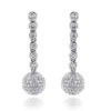 Small 14K White Gold En Globes Diamond Dangle Earrings 2.50ct 2 Small 14K White Gold En Globes Diamond Dangle Earrings 2.50ct -Invicta Jewelry Store small golden globes diamond dangle earrings 250ct p 6156