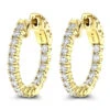 Small Hoops 14K Yellow Gold Inside Out Diamond Hoop Earrings 1 Carat 3/4in 2 Small Hoops 14K Yellow Gold Inside Out Diamond Hoop Earrings 1 Carat 3/4in -Invicta Jewelry Store small hoops 14k inside out diamond hoop earrings 106 p 6908 ye