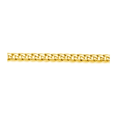 Solid 14K Yellow Gold Miami Cuban Link Curb Chain 9mm 18-44in 3 Solid 14K Yellow Gold Miami Cuban Link Curb Chain 9mm 18-44in