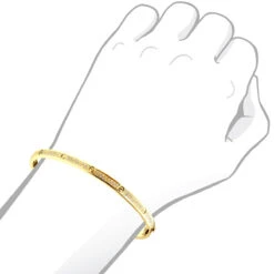 18K White Gold Diamond Bangle Bracelet For Women 1.2 Ct Love Bracelet 11 18K White Gold Diamond Bangle Bracelet For Women 1.2 Ct Love Bracelet -Invicta Jewelry Store solid 18k gold diamond bangle bracelet for women 12 ct love bracelet 407174 hand