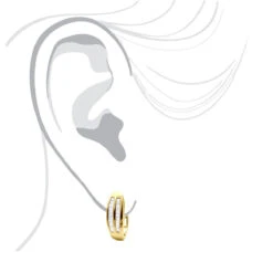 Solid 10K Yellow Gold Baguette Diamond Earrings Hoops 1/2ct 10 Solid 10K Yellow Gold Baguette Diamond Earrings Hoops 1/2ct -Invicta Jewelry Store solid gold baguette diamond earrings hoops 13ct p 7231 body yellow