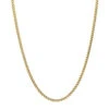Solid 14K Yellow Gold Franco Chain Necklace For Men 3.5mm 20-32" 1 Solid 14K Yellow Gold Franco Chain Necklace For Men 3.5mm 20-32" -Invicta Jewelry Store solid gold franco chain necklace 14k chains 35mm 33 ye