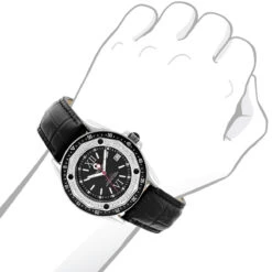 Stainless Steel Diamond Watch By Centorum Falcon 0.5ct -Invicta Jewelry Store stainless steel diamond watch by centorum falcon 05ct p 45182bod