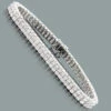 Sterling Silver 2 Row Diamond Bracelet 0.40ct 2 Sterling Silver 2 Row Diamond Bracelet 0.40ct -Invicta Jewelry Store sterling silver 2 row diamond bracelet 040ct 1
