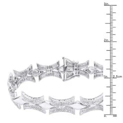 Sterling Silver Diamond Bracelet 1.96ct -Invicta Jewelry Store sterling silver diamond bracelet 196ct p 41804 rulerwh