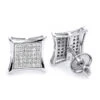 Sterling Silver Diamond Earrings 0.29ct Studs 2 Sterling Silver Diamond Earrings 0.29ct Studs -Invicta Jewelry Store sterling silver diamond earrings 029ct studs p 44739