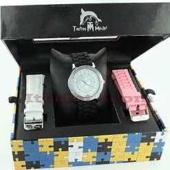 Techno Master Ladies Diamond Watch 0.12ct -Invicta Jewelry Store techno master watches ladies diamond watch 012ct p 42853box
