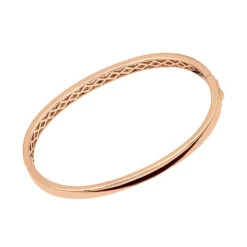 14K White Gold Thin Diamond Bangle Bracelet For Women 2.5 Carat -Invicta Jewelry Store thin diamond bangle bracelet for women 14k white rose yellow gold 25 carat 803206 backro