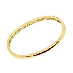 14K White Gold Thin Diamond Bangle Bracelet For Women 2.5 Carat -Invicta Jewelry Store thin diamond bangle bracelet for women 14k white rose yellow gold 25 carat 803206 backye