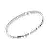 14K White Gold Thin Diamond Bangle Bracelet For Women 2.5 Carat -Invicta Jewelry Store thin diamond bangle bracelet for women 14k white rose yellow gold 25 carat 803206 wh