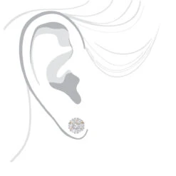 Unique 1 Carat Diamond Earrings Studs 14K Yellow Gold By Luxurman -Invicta Jewelry Store unique 1 carat diamond earrings studs in 14k gold by luxurman bodye