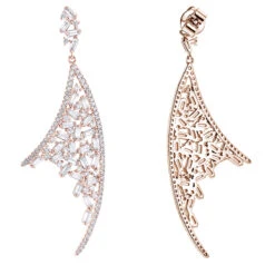 Unique 14K White Gold Designer Diamond Earrings 3.3ct 10 Unique 14K White Gold Designer Diamond Earrings 3.3ct -Invicta Jewelry Store unique 14k gold designer diamond earrings 33ct ro