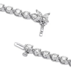 Unique 6 Carat VS Diamond Tennis Bracelet For Women 18K White Gold Flower Clasp 13 Unique 6 Carat VS Diamond Tennis Bracelet For Women 18K White Gold Flower Clasp -Invicta Jewelry Store unique 6 carat vs diamond tennis bracelet for women 18k gold flower clasp 407100 backwh