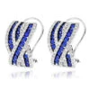 Unique Designer Diamonds And Blue Sapphires Earrings For Her 14K White Gold 1 Unique Designer Diamonds And Blue Sapphires Earrings For Her 14K White Gold -Invicta Jewelry Store unique designer diamonds and blue sapphires earrings for her 14k gold mainwh