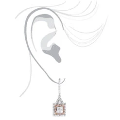 Unique Designer White And Pink Diamond Earrings For Women 14K Gold 1.75ct 13 Unique Designer White And Pink Diamond Earrings For Women 14K Gold 1.75ct -Invicta Jewelry Store unique designer white and pink diamond earrings for women 14k gold 175ct bodwh