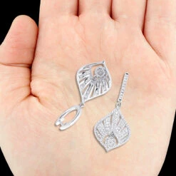 Unique Diamond Drop Earrings For Women 2.4ct 14K White Gold 9 Unique Diamond Drop Earrings For Women 2.4ct 14K White Gold -Invicta Jewelry Store unique diamond drop earrings for women 24ct 14k gold 4