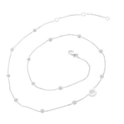 Unique Diamonds By The Yard Necklace 14K Yellow Gold 1.8 Carats Adjustable Length 13 Unique Diamonds By The Yard Necklace 14K Yellow Gold 1.8 Carats Adjustable Length -Invicta Jewelry Store unique diamonds by the yard necklace in 14k gold 18 carats adjustable length 000997 back white